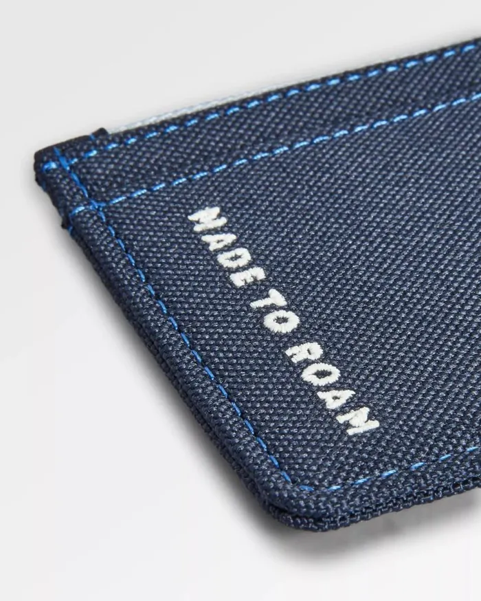 Passenger Clothing Recycled Card Holder Dark Denim WomenMen Backpacks and Bags