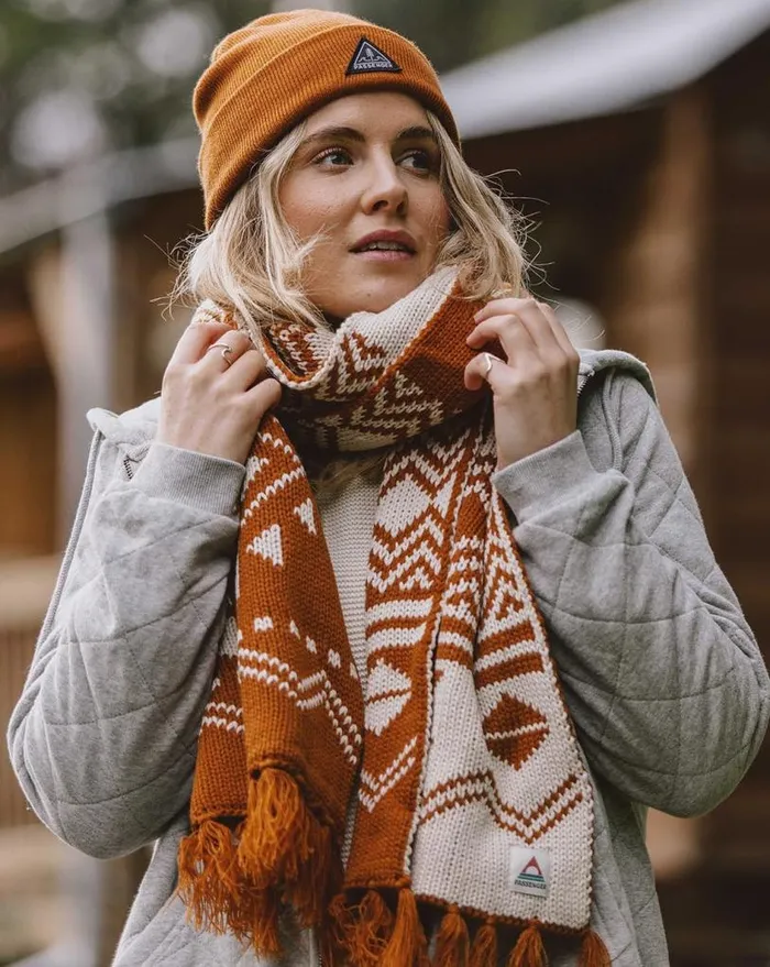 Passenger Clothing West Coast Recycled Acrylic Scarf Glazed Ginger Women Scarves and Neckwear