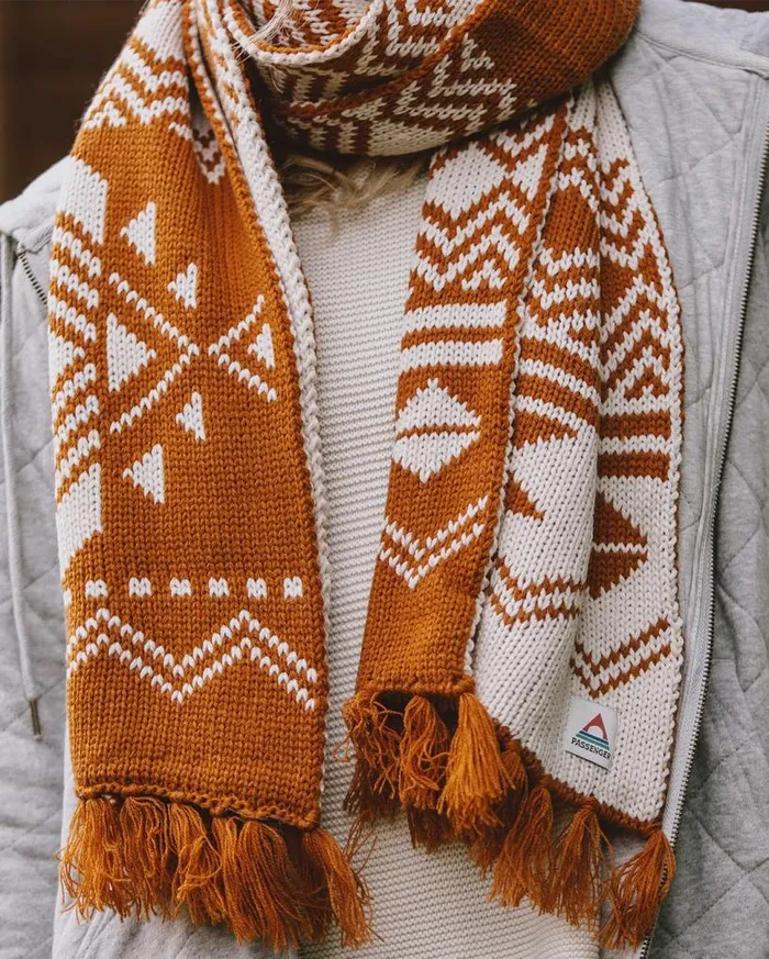 Passenger Clothing West Coast Recycled Acrylic Scarf Glazed Ginger Women Scarves and Neckwear
