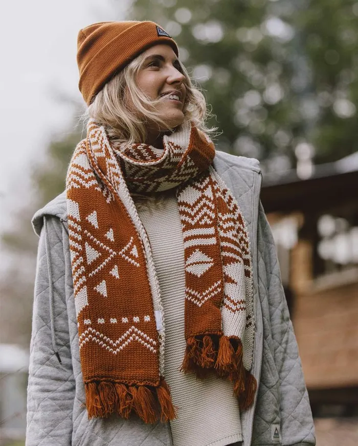 Passenger Clothing West Coast Recycled Acrylic Scarf Glazed Ginger Women Scarves and Neckwear