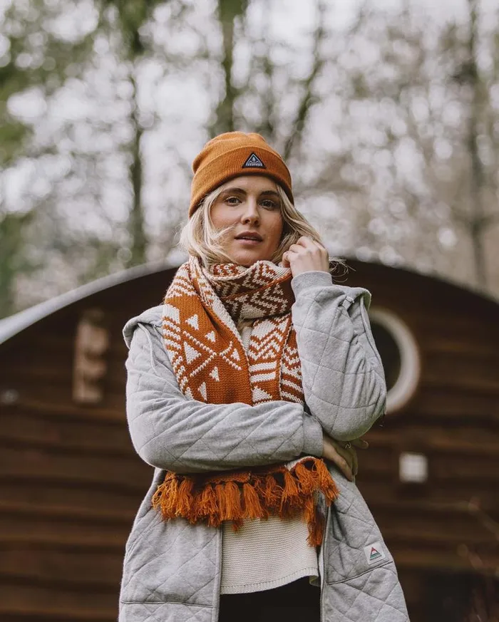Passenger Clothing West Coast Recycled Acrylic Scarf Glazed Ginger Women Scarves and Neckwear