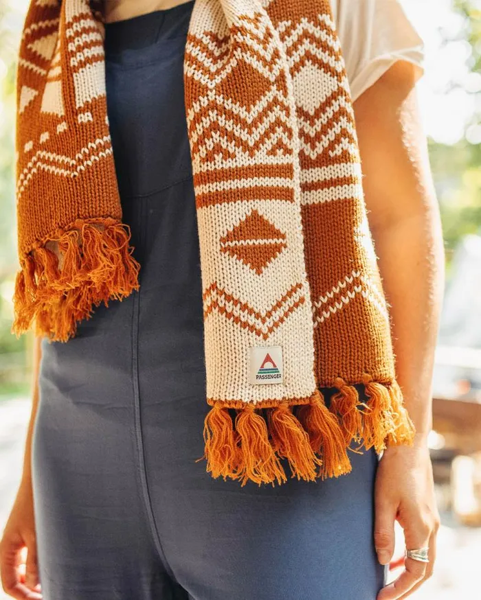 Passenger Clothing West Coast Recycled Acrylic Scarf Glazed Ginger Women Scarves and Neckwear