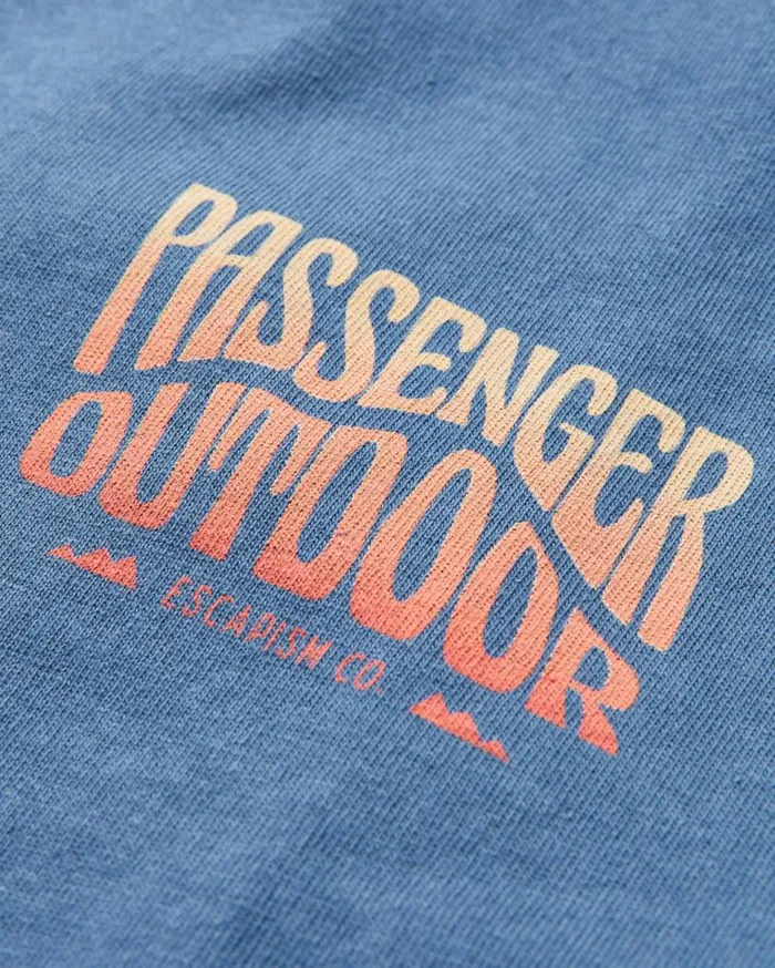 Passenger Clothing Yuca Recycled Cotton Vest Dark Denim Men TShirts and Vests
