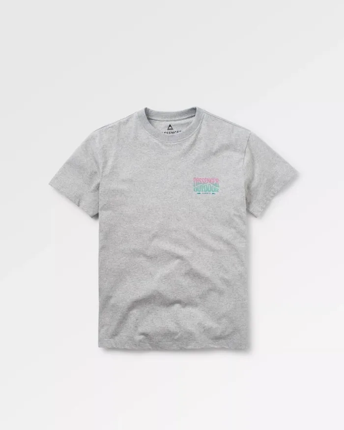 Passenger Clothing Yuca Recycled Relaxed Fit TShirt Grey Marl Men TShirts and Vests