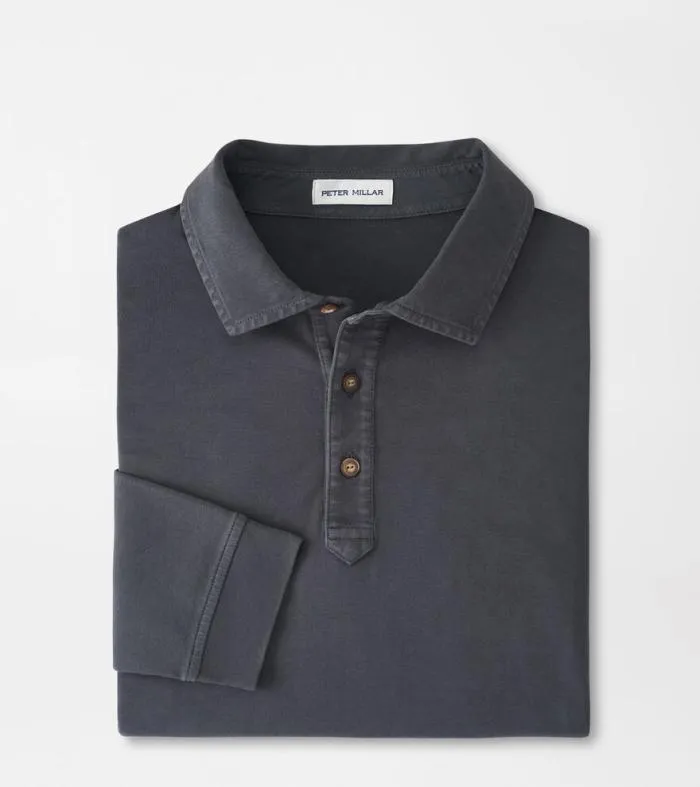 Peter Millar Polos Men Lava Wash LongSleeve Polo