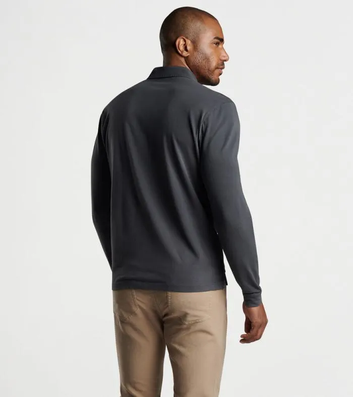 Peter Millar Polos Men Lava Wash LongSleeve Polo