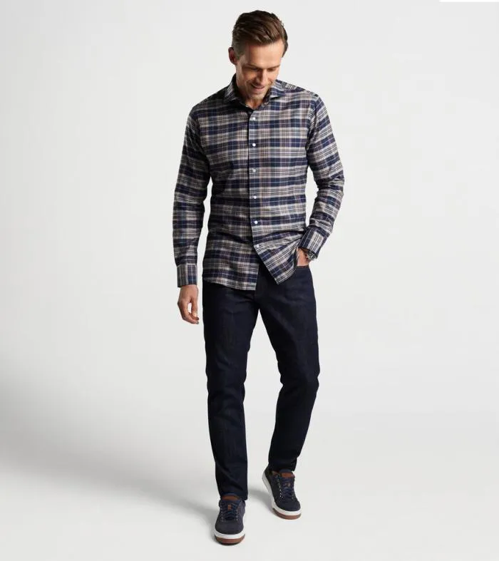 Peter Millar Sport Shirts Men Davol Italian Flannel Sport Shirt