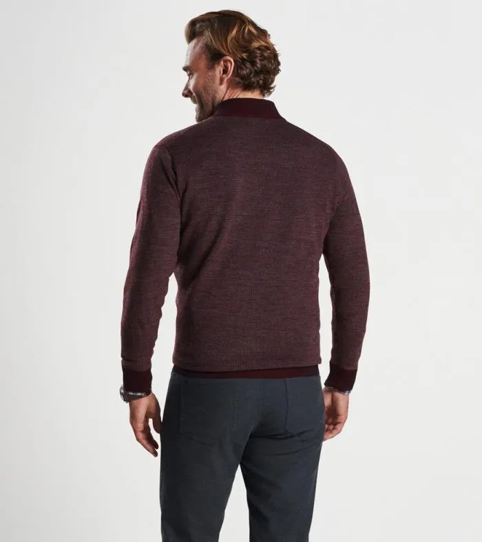 Peter Millar Sweaters Men Breaker Birdseye QuarterZip