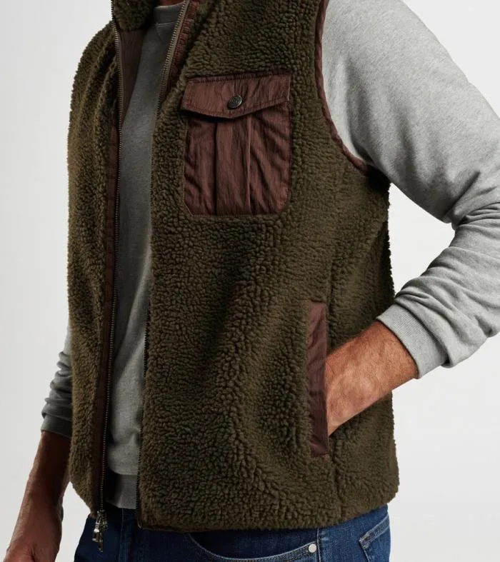 Peter Millar Vests Men Autumn Pile Fleece Vest