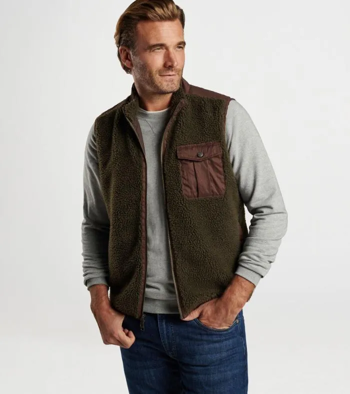 Peter Millar Vests Men Autumn Pile Fleece Vest