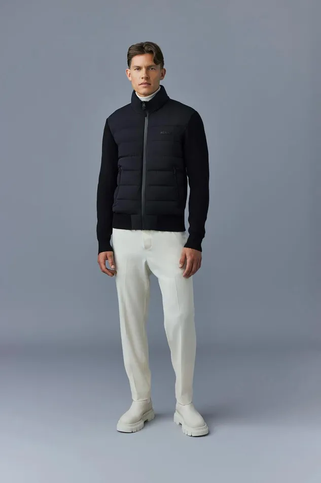 Puffer Men Mackage HANEYCITY Hybrid Light Down Jacket Light Military