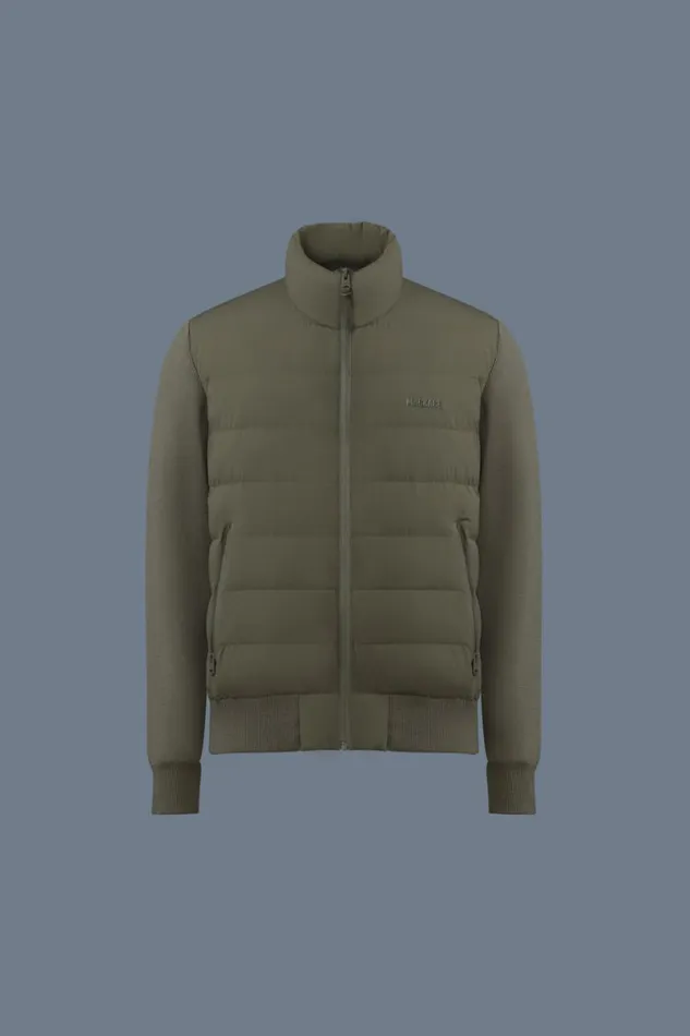 Puffer Men Mackage HANEYCITY Hybrid Light Down Jacket Light Military