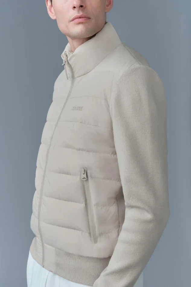 Puffer Men Mackage HANEYCITY Hybrid Light Down Jacket Light Military