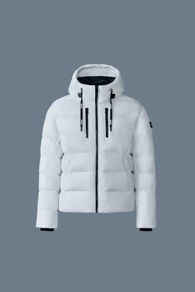 Puffer Men Mackage VICTOR Lustrous Light Down Jacket With Hood For Men Black