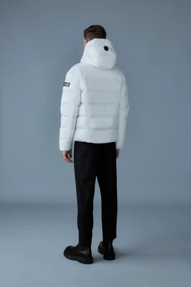 Puffer Men Mackage VICTOR Lustrous Light Down Jacket With Hood For Men Black
