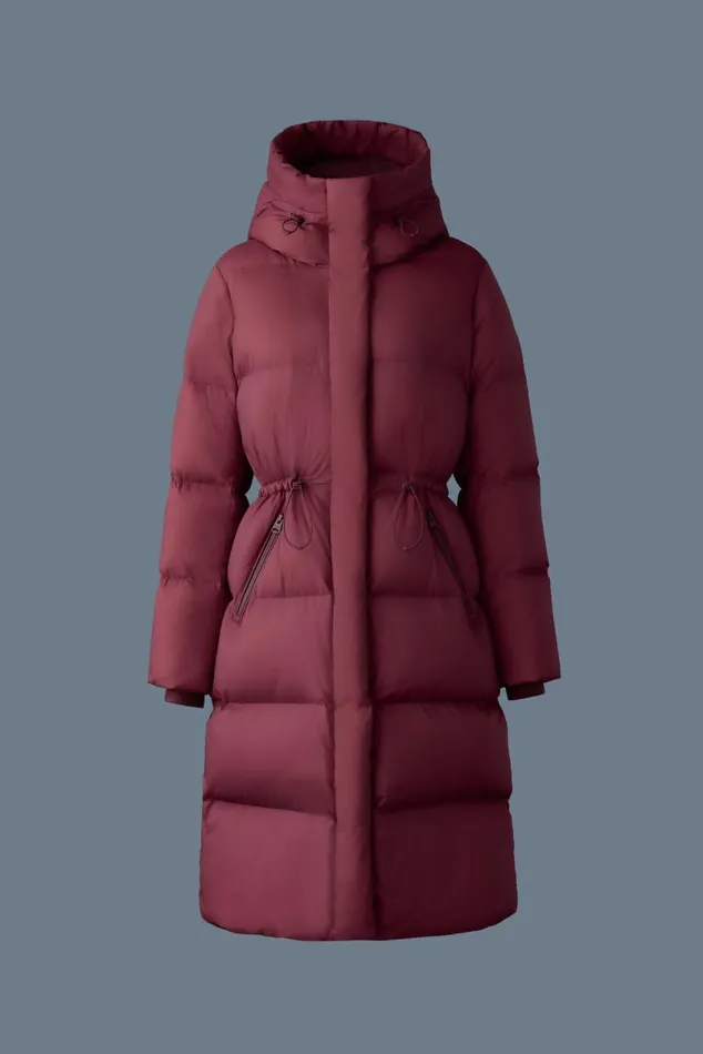 Puffers Women Mackage ISHANISW Softwash Long Down Coat With Hood Trench Puffers Women Mackage ISHANISW Softwash Long Down Coat With Hood Trench