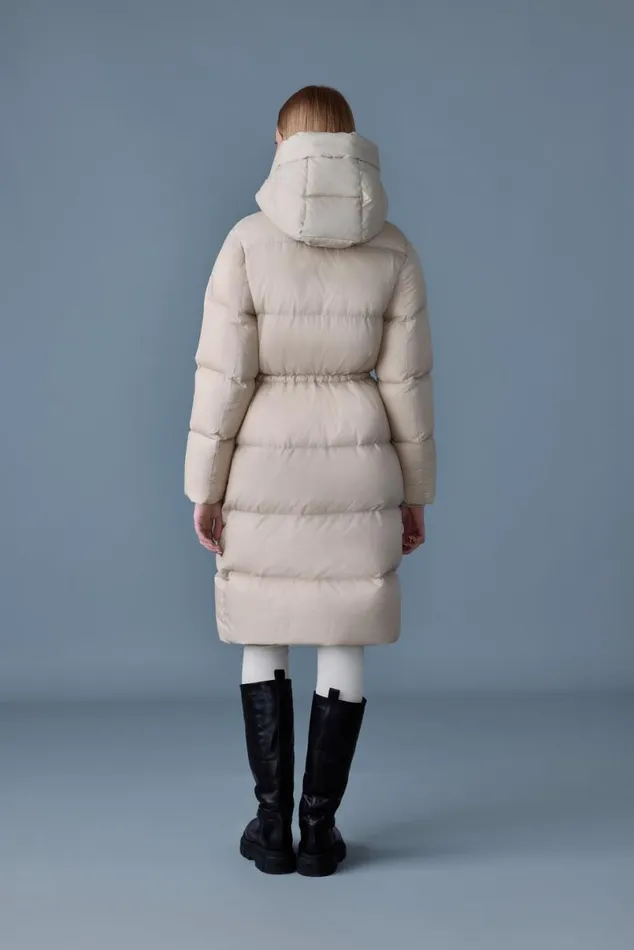 Puffers Women Mackage ISHANISW Softwash Long Down Coat With Hood Trench Puffers Women Mackage ISHANISW Softwash Long Down Coat With Hood Trench