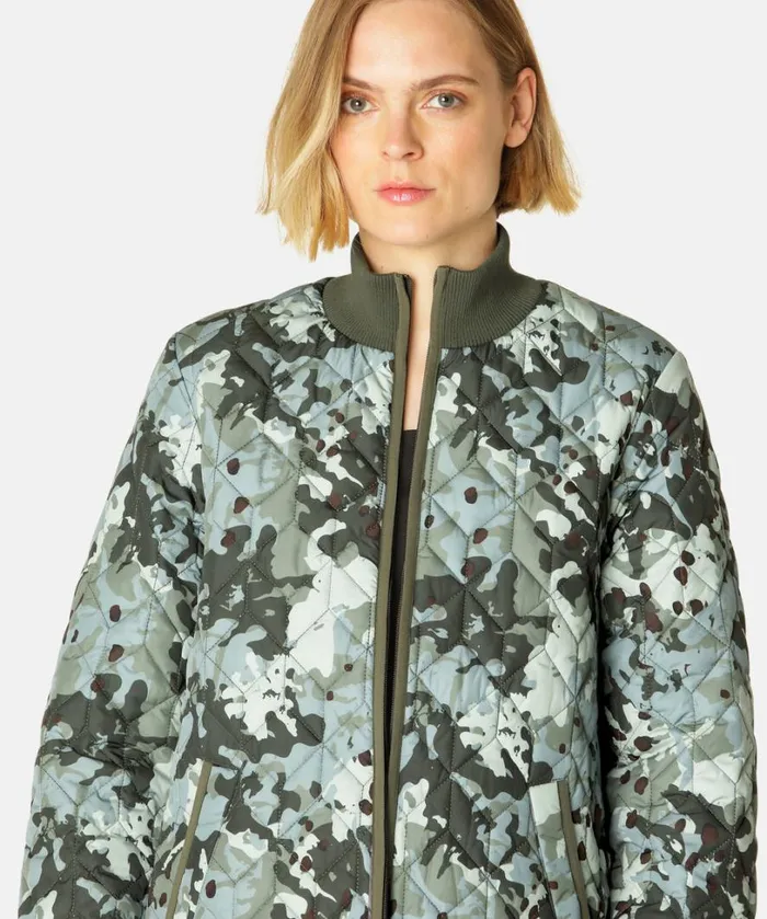 Quilt Jacket 8211 Green Camo Outerwear Ilse Jacobsen All Jackets And Coats Quilt Jacket 8211 Green Camo Outerwear Ilse Jacobsen All Jackets And Coats
