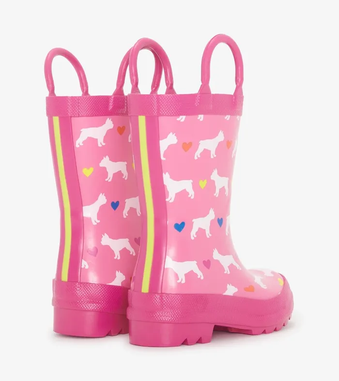 Rainwear Baby and Toddler Hatley Toddler Girls French Bulldogs Rain Boots