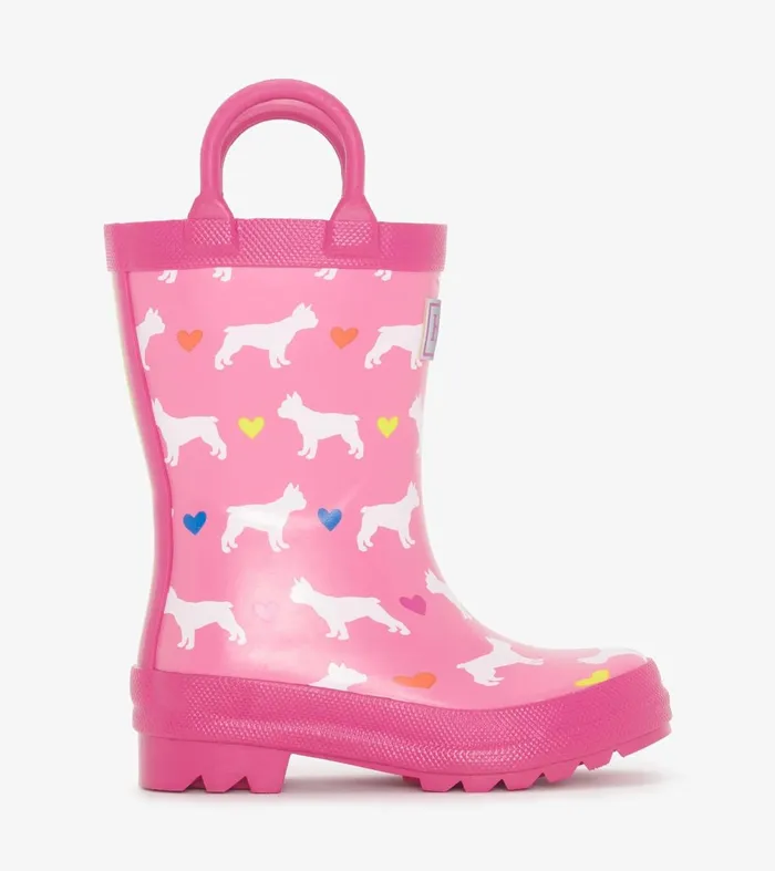 Rainwear Baby and Toddler Hatley Toddler Girls French Bulldogs Rain Boots