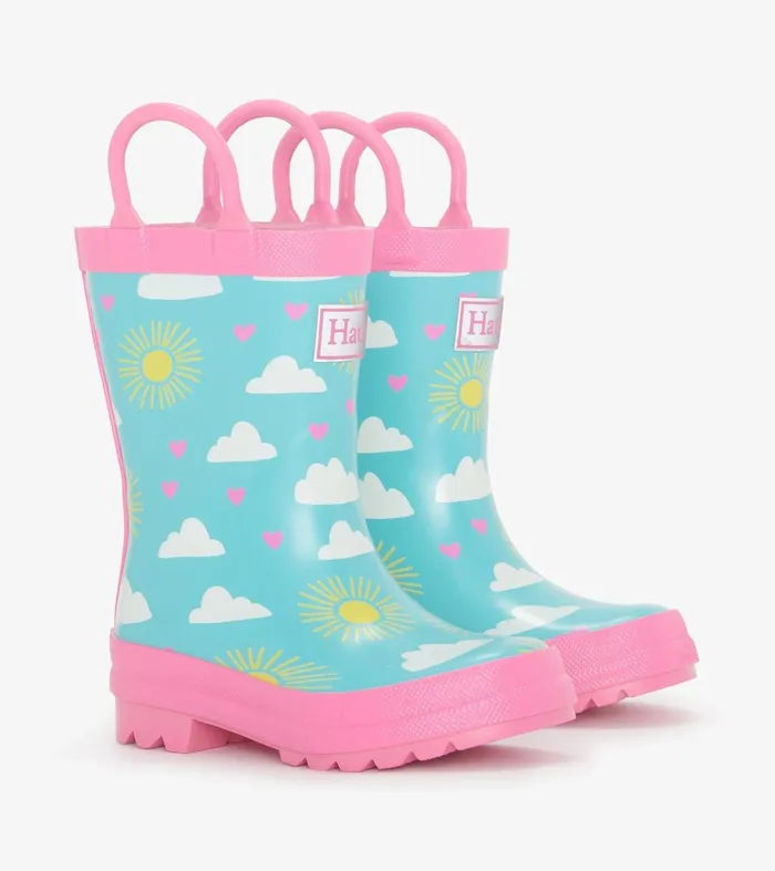 Rainwear Baby and Toddler Hatley Toddler Girls Happy Skies Rain Boots