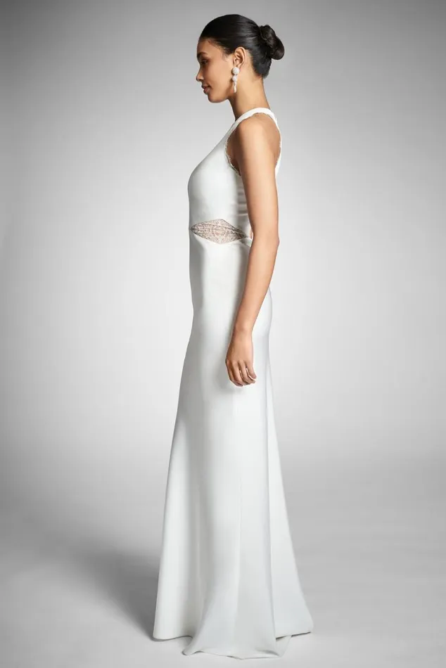 Reception Women Sachin and Babi Isla Gown 8211 Ivory