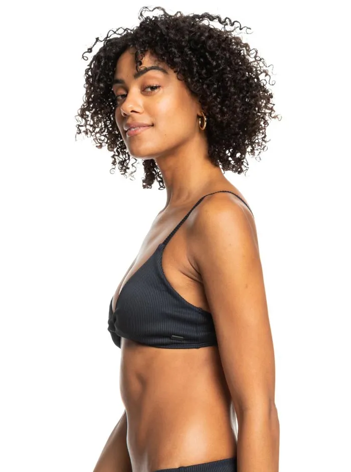 Roxy Bikini Tops Roxy Love The Surf Knot Bikini Top Anthracite 8211 Women
