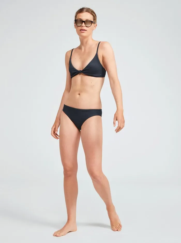 Roxy Bikini Tops Roxy Love The Surf Knot Bikini Top Anthracite 8211 Women