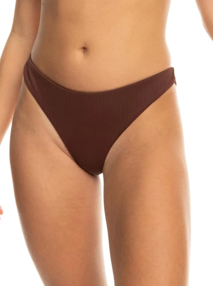 Roxy Bikinis Roxy Love The Baja Bikini Bottoms Bitter Chocolate 8211 Women