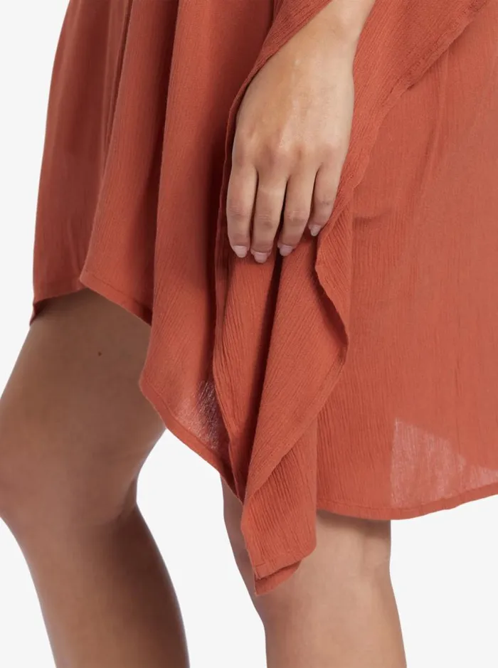 Roxy Cover Ups Moon Blessing Poncho Baked Clay 8211 Women