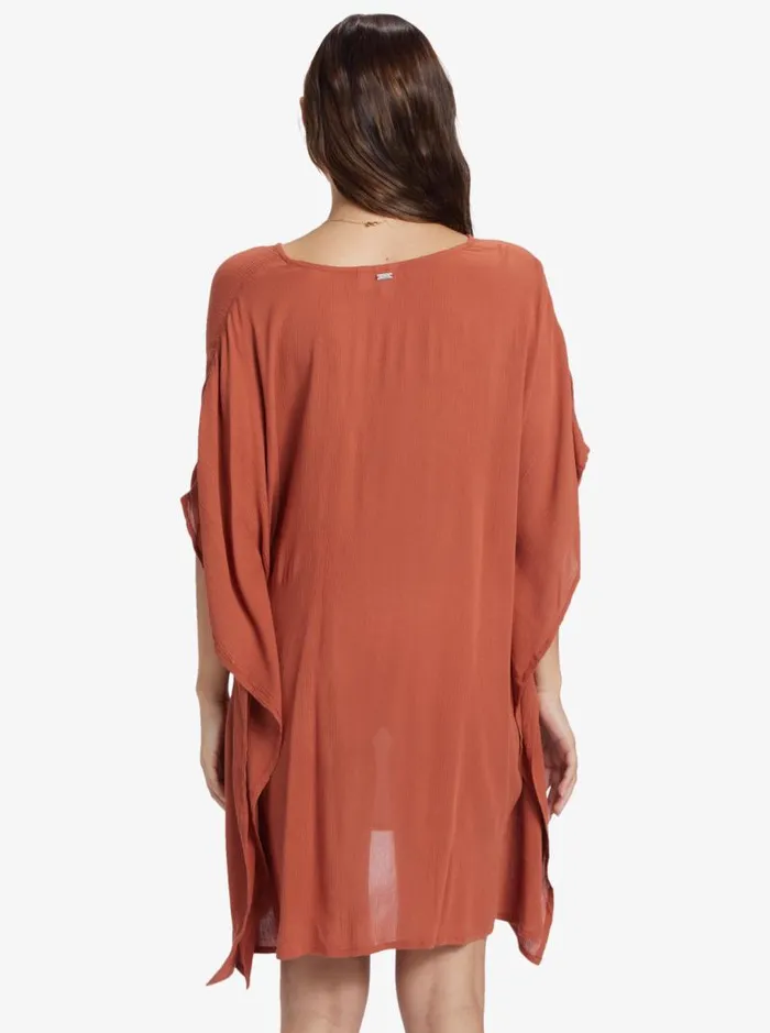 Roxy Cover Ups Moon Blessing Poncho Baked Clay 8211 Women