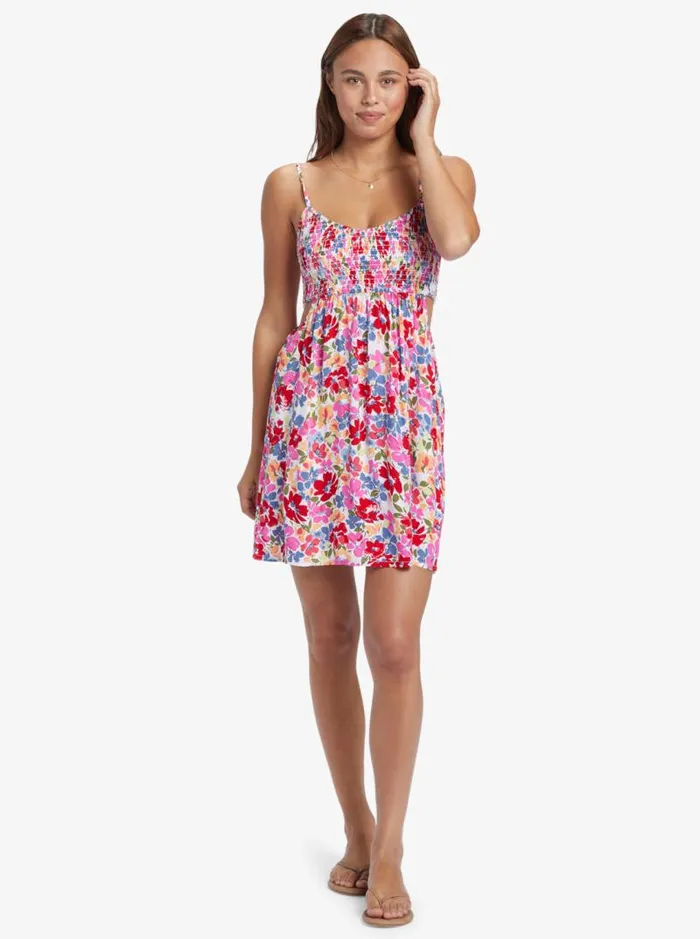Roxy Dresses Hot Tropics Mini Dress Shocking Pink Bloomin Babe 8211 Women