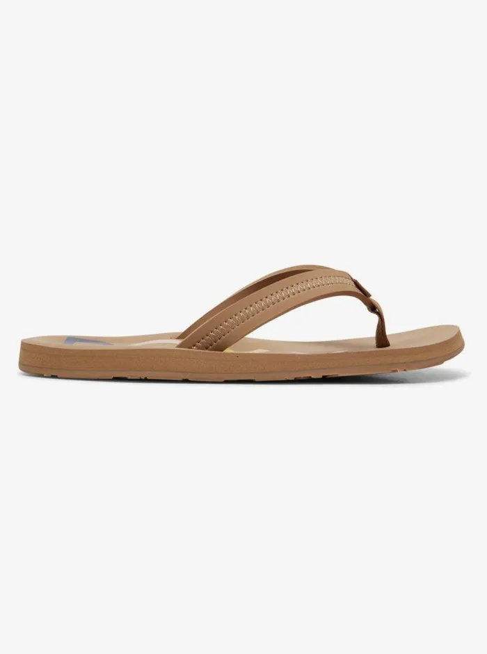 Roxy Flip Flops Vista FlipFlops Tan 8211 Women Roxy Flip Flops Vista FlipFlops Tan 8211 Women
