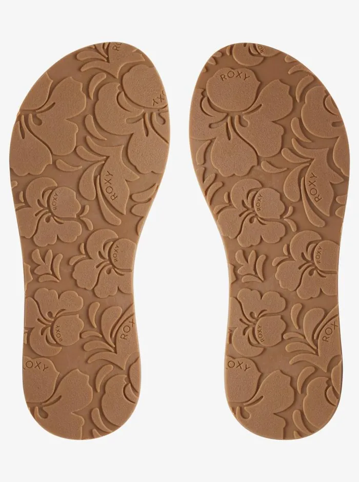 Roxy Flip Flops Vista FlipFlops Tan 8211 Women Roxy Flip Flops Vista FlipFlops Tan 8211 Women