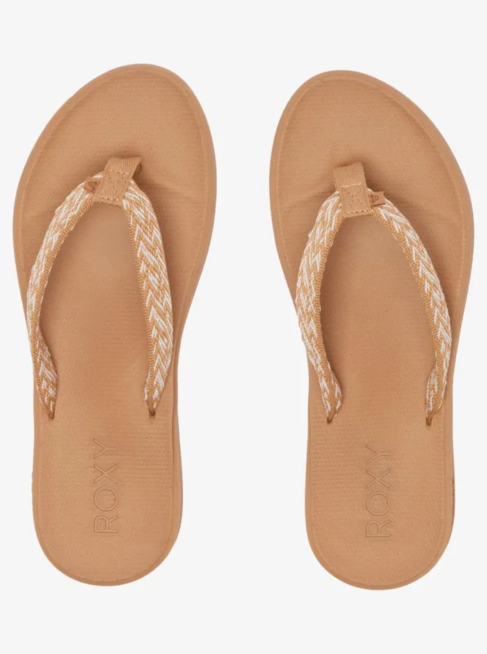 Roxy Sandals Clemente FlipFlops Natural 8211 Women