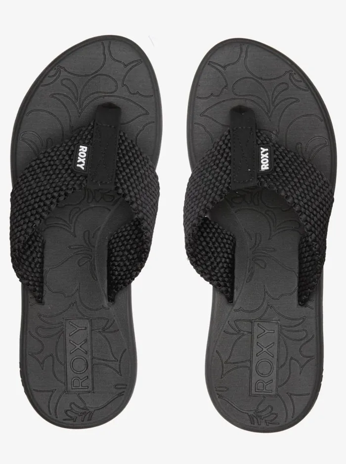 Roxy Sandals Kallie Ii Sandals Black 8211 Women Roxy Sandals Kallie Ii Sandals Black 8211 Women