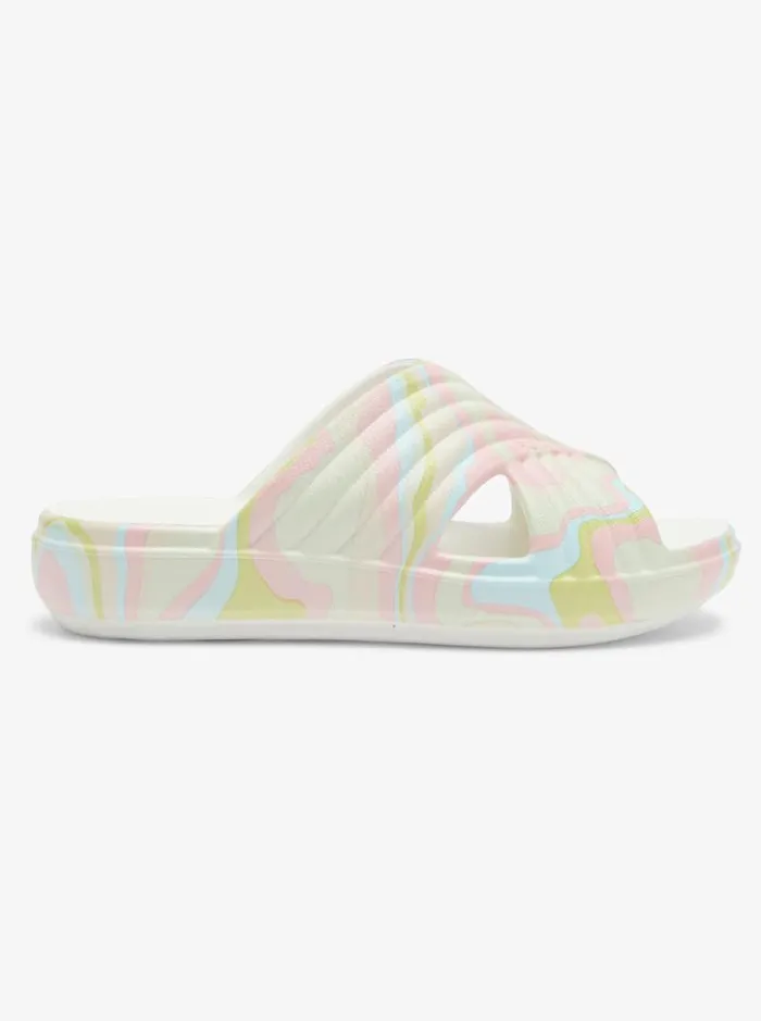 Roxy Sandals Roxy Rivie Print Sandals Crazy Pinksoft Lime 8211 Women Roxy Sandals Roxy Rivie Print Sandals Crazy Pinksoft Lime 8211 Women
