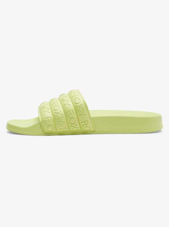 Roxy Sandals Slippy WaterFriendly Sandals Lime 8211 Women Roxy Sandals Slippy WaterFriendly Sandals Lime 8211 Women