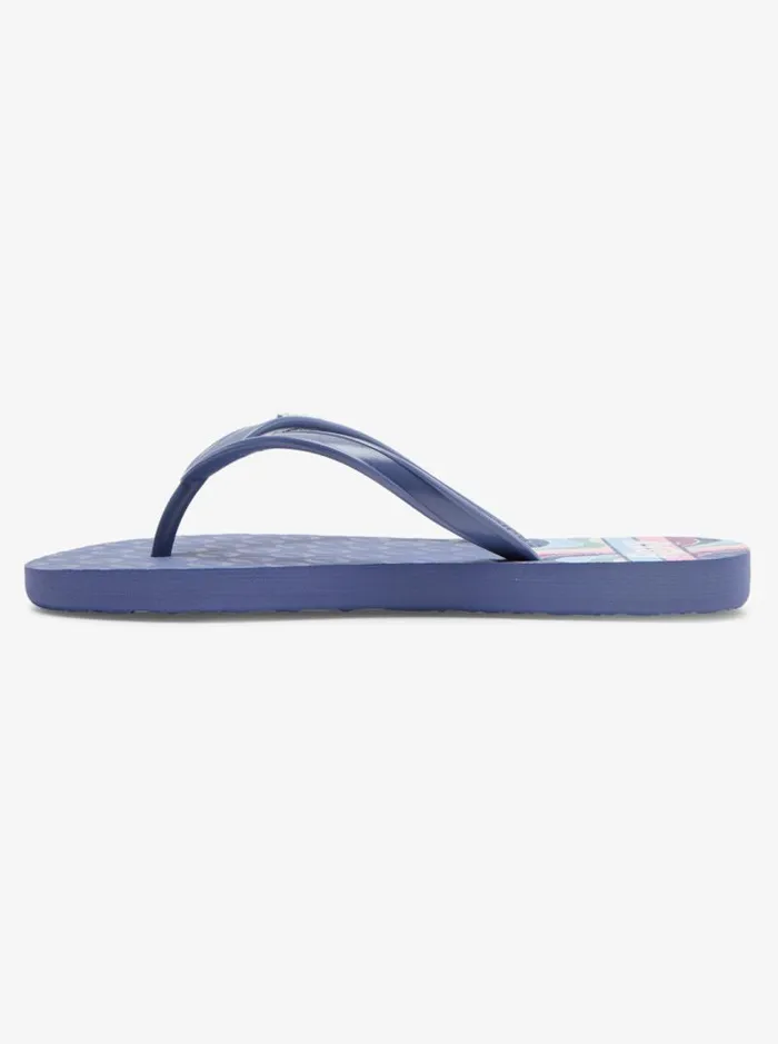 Roxy Shoes and Sandals Girl039s 416 Viva Stamp Sandals Blue Depths 8211 Kids