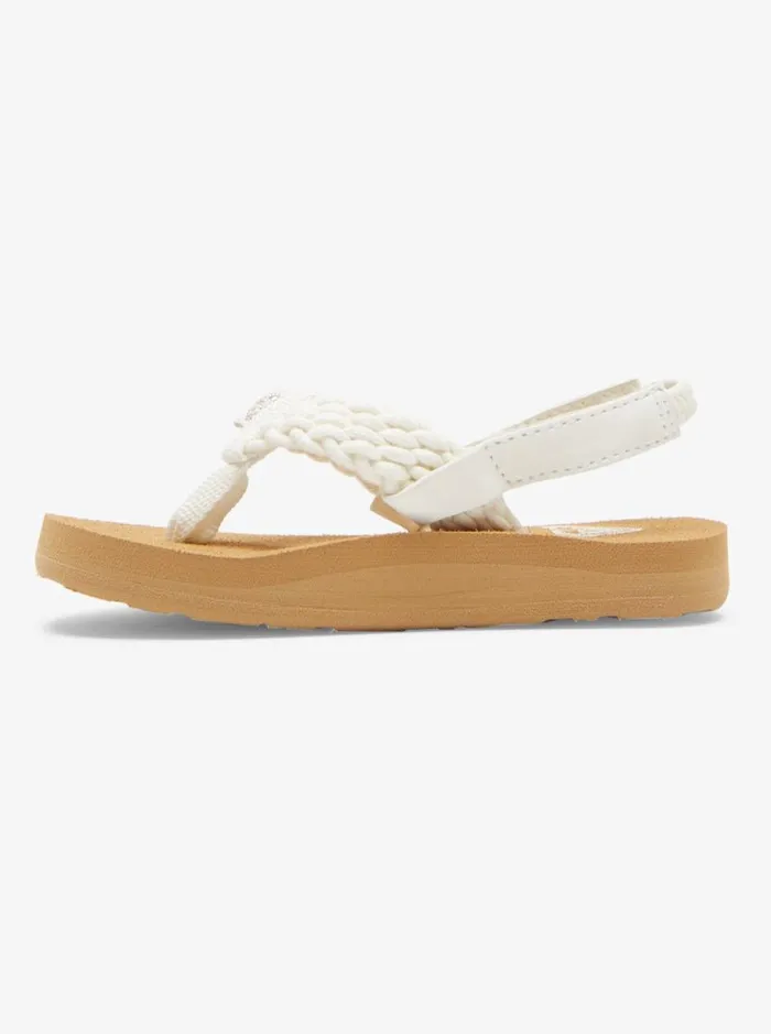 Roxy Shoes and Sandals Toddler039s Porto Sandals Cream 8211 Kids Roxy Shoes and Sandals Toddler039s Porto Sandals Cream 8211 Kids