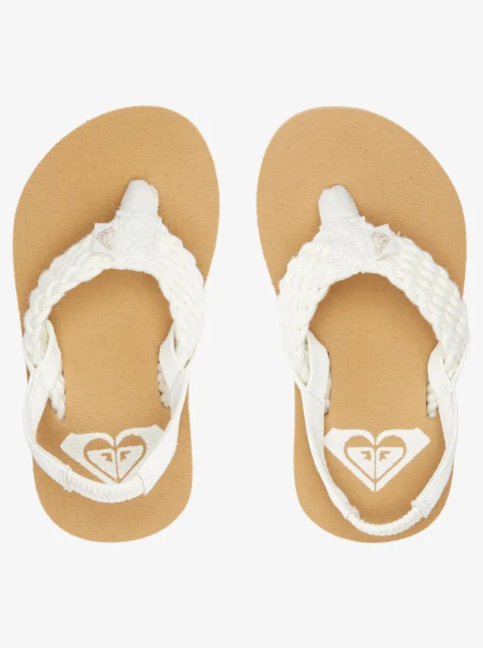 Roxy Shoes and Sandals Toddler039s Porto Sandals Cream 8211 Kids Roxy Shoes and Sandals Toddler039s Porto Sandals Cream 8211 Kids