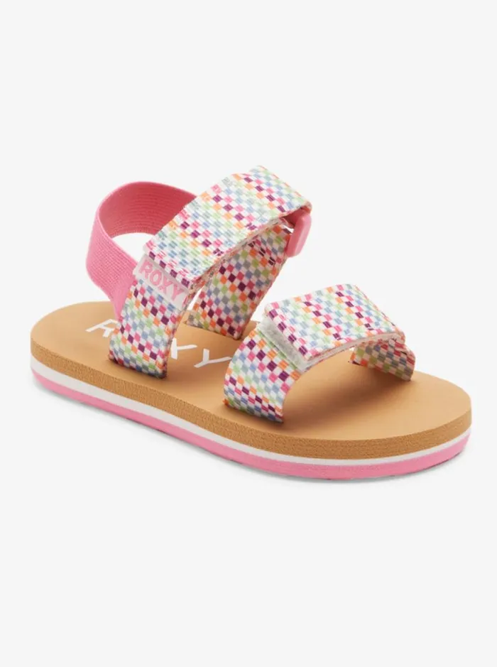 Roxy Shoes and Sandals Toddler039s Roxy Cage Sandals Whiteprint 8211 Kids Roxy Shoes and Sandals Toddler039s Roxy Cage Sandals Whiteprint 8211 Kids