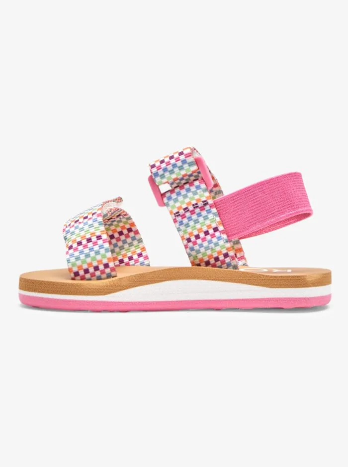 Roxy Shoes and Sandals Toddler039s Roxy Cage Sandals Whiteprint 8211 Kids Roxy Shoes and Sandals Toddler039s Roxy Cage Sandals Whiteprint 8211 Kids