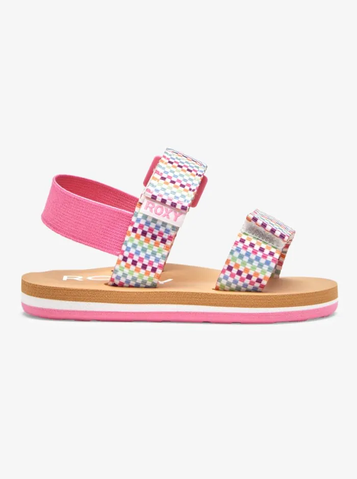 Roxy Shoes and Sandals Toddler039s Roxy Cage Sandals Whiteprint 8211 Kids Roxy Shoes and Sandals Toddler039s Roxy Cage Sandals Whiteprint 8211 Kids