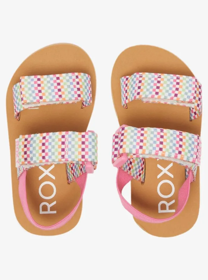 Roxy Shoes and Sandals Toddler039s Roxy Cage Sandals Whiteprint 8211 Kids Roxy Shoes and Sandals Toddler039s Roxy Cage Sandals Whiteprint 8211 Kids