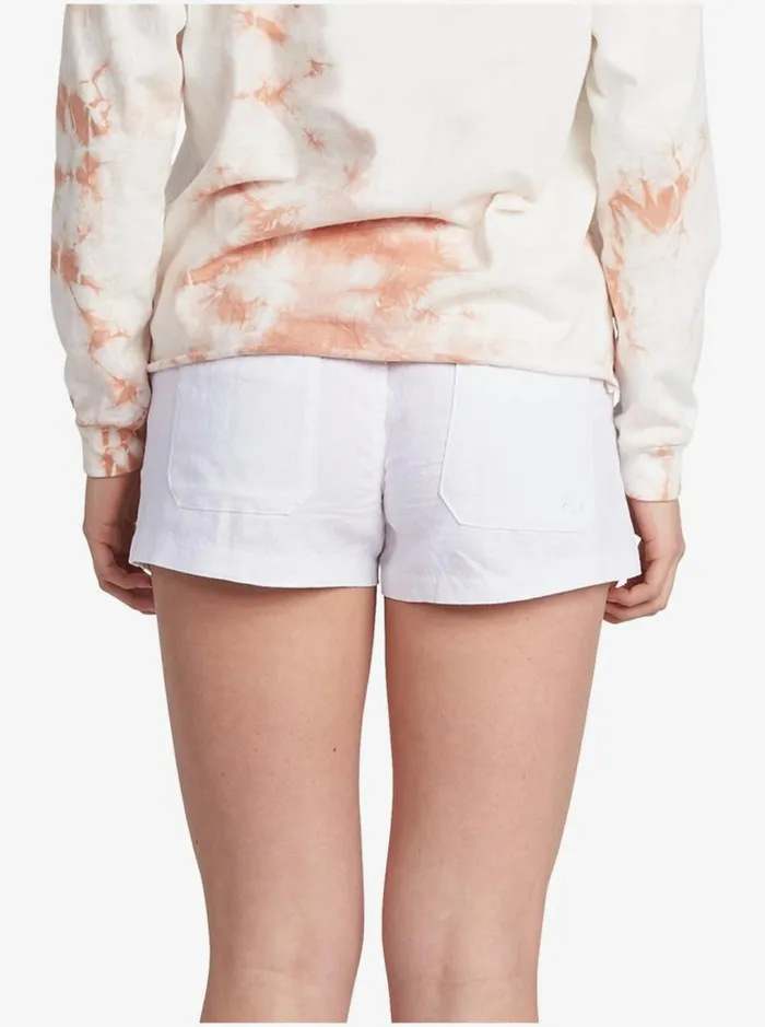 Roxy Shorts Oceanside Elasticized Shorts Sea Salt 8211 Women Roxy Shorts Oceanside Elasticized Shorts Sea Salt 8211 Women