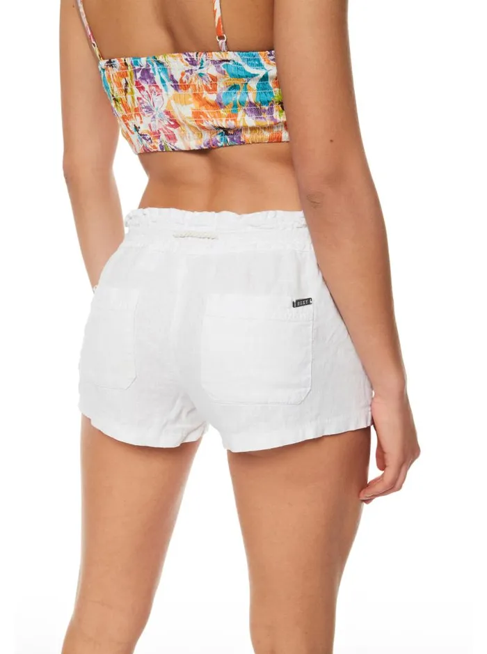 Roxy Shorts Oceanside Elasticized Shorts Sea Salt 8211 Women Roxy Shorts Oceanside Elasticized Shorts Sea Salt 8211 Women