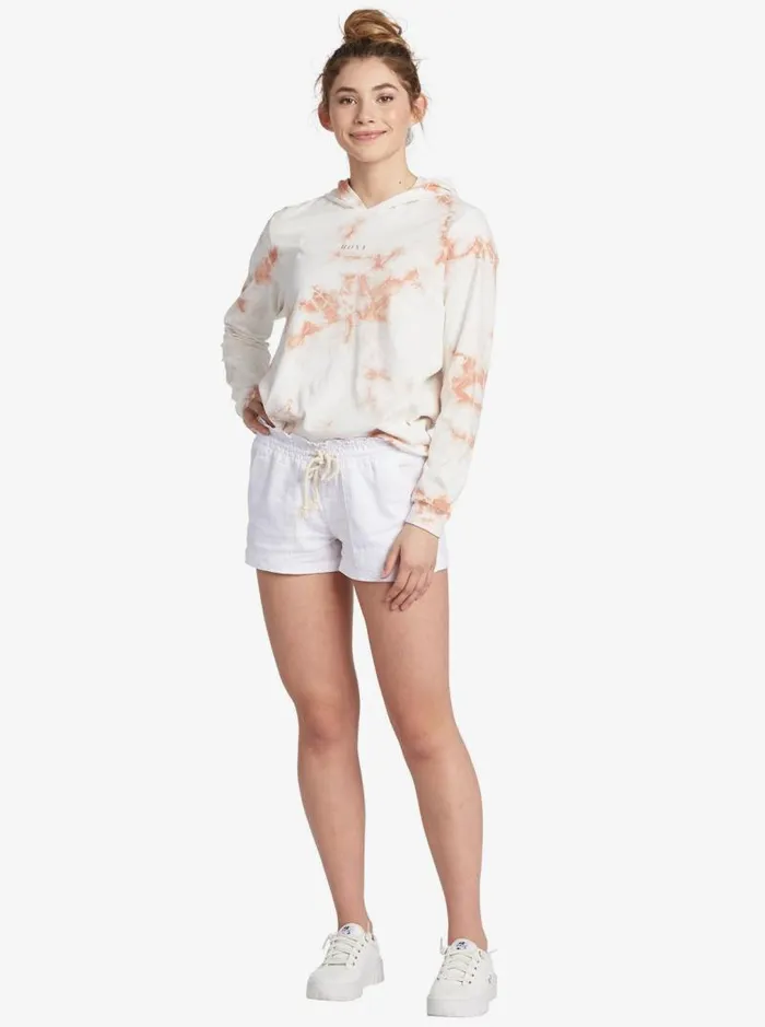 Roxy Shorts Oceanside Elasticized Shorts Sea Salt 8211 Women Roxy Shorts Oceanside Elasticized Shorts Sea Salt 8211 Women