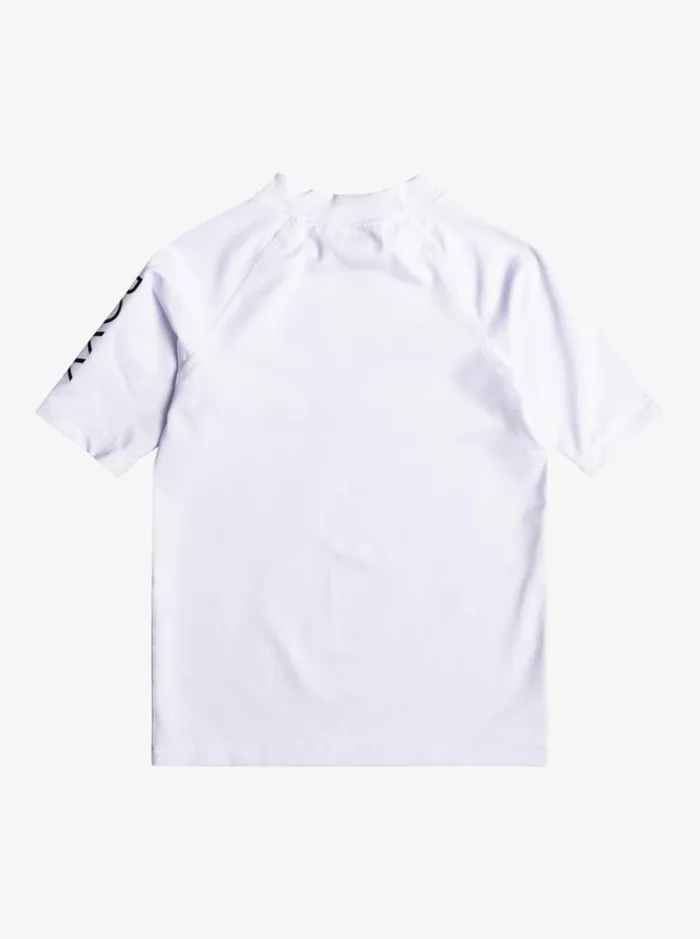 Roxy Surf Girl039s 27 Whole Hearted UPF 50 Short Sleeve Rashguard Bright White 8211 Kids Roxy Surf Girl039s 27 Whole Hearted UPF 50 Short Sleeve Rashguard Bright White 8211 Kids