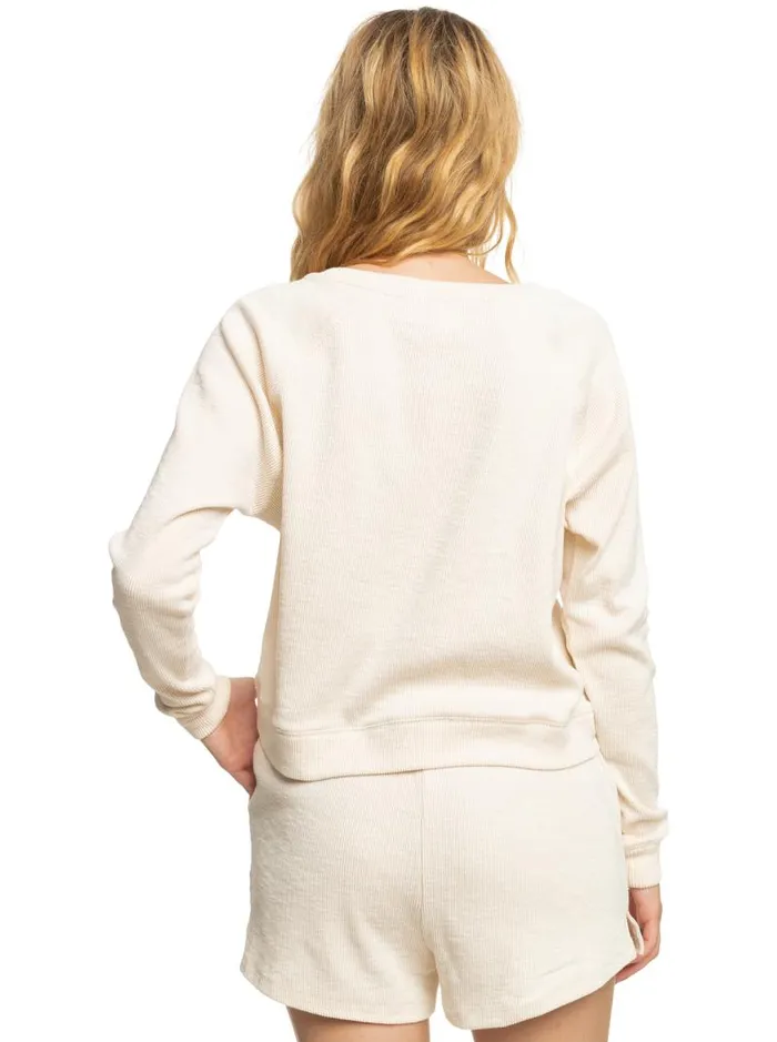 Roxy Tees and Tanks Girl Next Door Long Sleeve Top Tapioca 8211 Women